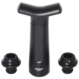 Cook Concept Pompe à vide pour bouteille avec 2 bouchons