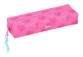 Safta Portatout rectangulaire avec élastique, motif Barbie Cœurs, 22 cm, 22x4x7 cm, à partir de 3 ans