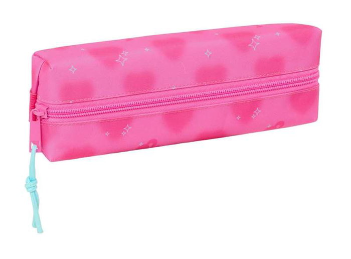 Safta Portatout rectangulaire avec élastique, motif Barbie Cœurs, 22 cm, 22x4x7 cm, à partir de 3 ans Safta Portatout rectangulaire avec élastique, motif Barbie Cœurs, 22 cm, 22x4x7 cm, à partir de 3 ans