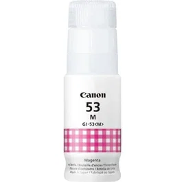 Canon - Bouteille d'encre GI-53M Magenta - 60 ml - Compatible PIXMA G650 et G550 - Jusqu'à 3800 photos par jeu - Encre à colorant (4681C001)