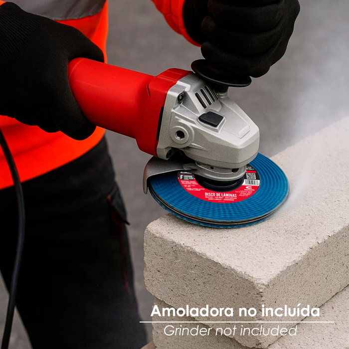 WOLFPACK LINEA PROFESIONAL Disque de lames de ponçage en zircone 115x22 mm, Grain 40 WOLFPACK LINEA PROFESIONAL Disque de lames de ponçage en zircone 115x22 mm, Grain 40
