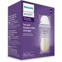 Philips Avent SCF603/25 Sachets de conservation lait maternel, lot de 50, prêts à l'emploi et préstérilisés