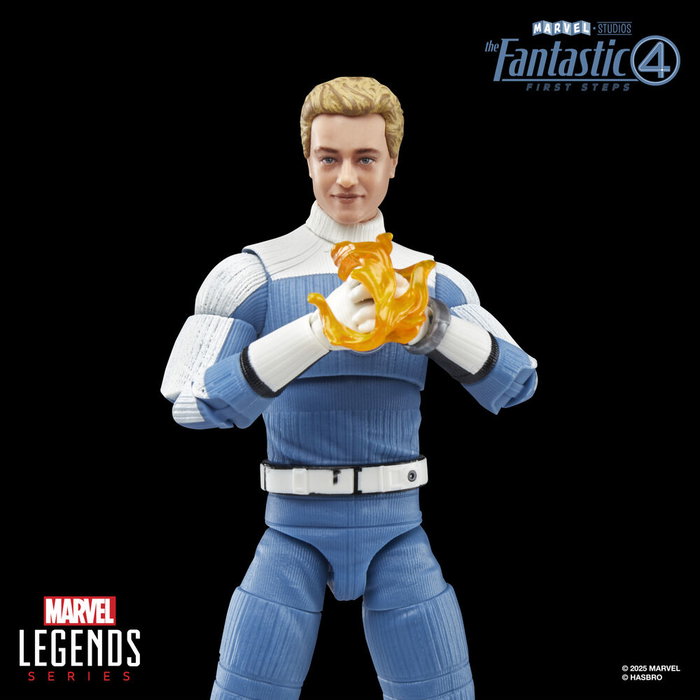 HASBRO Figura Johnny Storm Los 4 Fantasticos Marvel 15cm