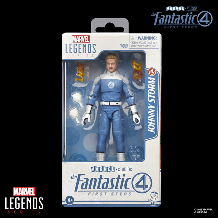 HASBRO Figura Johnny Storm Los 4 Fantasticos Marvel 15cm