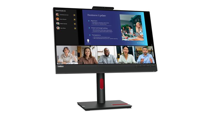 Lenovo ThinkVision T24v-30 Raven Black 23,8 pouces Full HD IPS 75 Hz 4 ms 250 cd/m² Edition 63D8MAT3EU