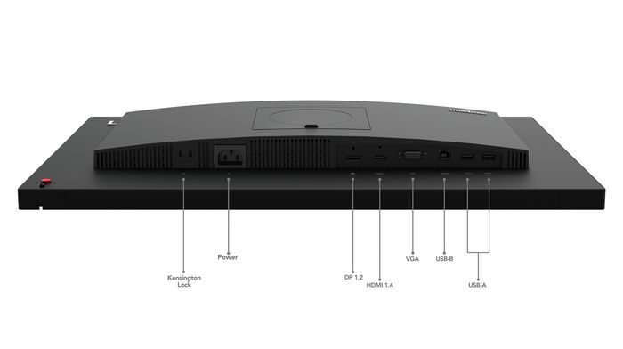 Lenovo ThinkVision T24v-30 Raven Black 23,8 pouces Full HD IPS 75 Hz 4 ms 250 cd/m² Edition 63D8MAT3EU