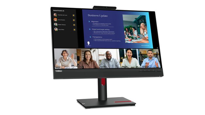 Lenovo ThinkVision T24v-30 Raven Black 23,8 pouces Full HD IPS 75 Hz 4 ms 250 cd/m² Edition 63D8MAT3EU