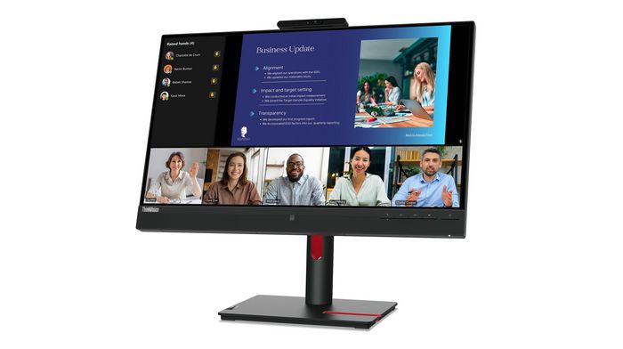 Lenovo ThinkVision T24v-30 Raven Black 23,8 pouces Full HD IPS 75 Hz 4 ms 250 cd/m² Edition 63D8MAT3EU