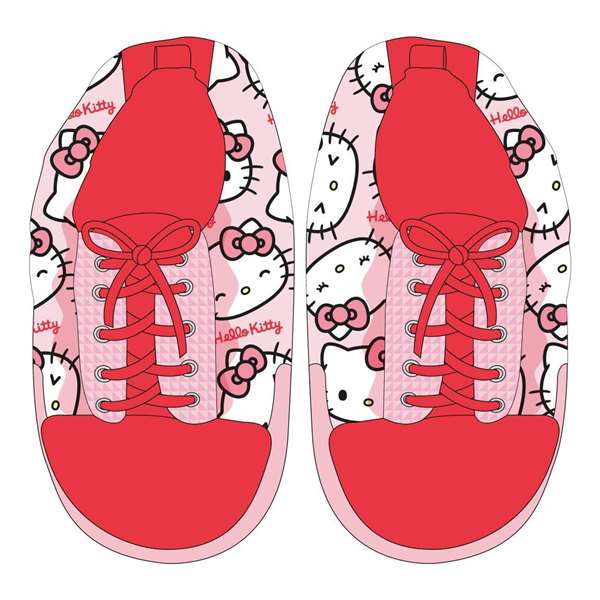 Cerdá Zapatillas de casa bota hello kitty T38/44 - Pantoufles bottillons Hello Kitty pour fille à partir de 3 ans, rouge