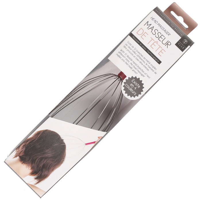 Cosmetic Club Masseur de tête en métal en acier inoxydable Cosmetic Club Masseur de tête en métal en acier inoxydable