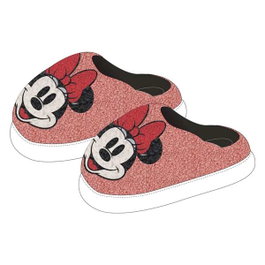 Cerdá - Chaussons ouverts Minnie pour maison - Taille 36-37 - Age recommandé 3 ans - Couleur rose clair