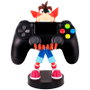 EXQUISITE GAMING Support de chargement figurine Crash Bandicoot 20cm pour manettes PS5, Xbox Series et smartphones (Câble non inclus)