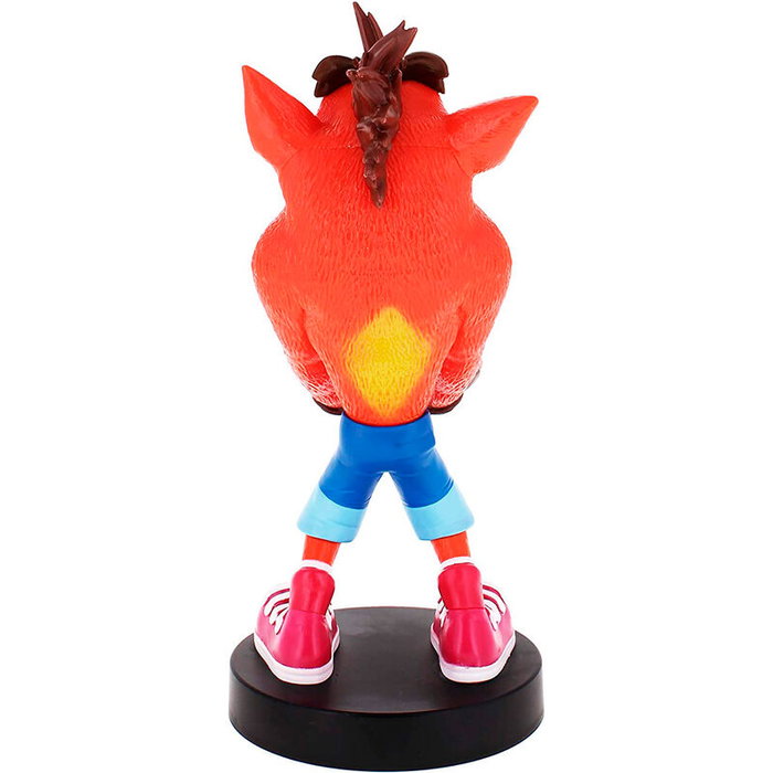 EXQUISITE GAMING Support de chargement figurine Crash Bandicoot 20cm pour manettes PS5, Xbox Series et smartphones (Câble non inclus)