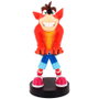 EXQUISITE GAMING Support de chargement figurine Crash Bandicoot 20cm pour manettes PS5, Xbox Series et smartphones (Câble non inclus)