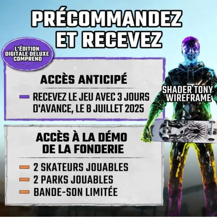 Activision - Tony Hawk's Pro Skater 3+4 - Jeu vidéo pour PlayStation 5 - Graphismes nouvelle génération et jouabilité fluide - Masterisez les tricks de skateboard