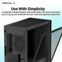 Deepcool CH370 Boîtier Gaming Micro ATX avec Verre Trempé Noir