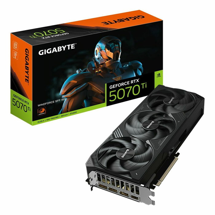 Carte Graphique Gigabyte GV-N507TWF3-16GD nvidia geforce rtx 5070 ti 16 GB GDDR6 GDDR7 Carte Graphique Gigabyte GV-N507TWF3-16GD nvidia geforce rtx 5070 ti 16 GB GDDR6 GDDR7
