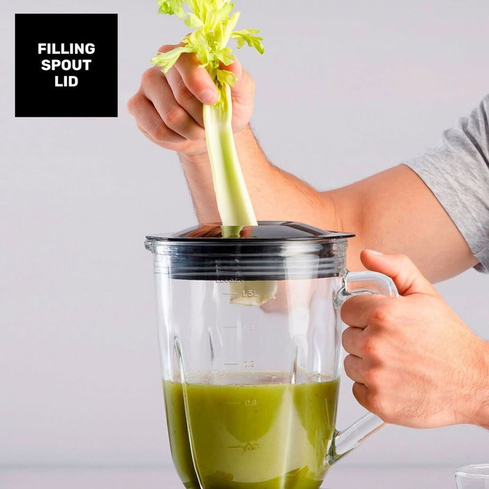 Bol mixeur Taurus 912471000 Blanc Noir 1500 W 1,5 L