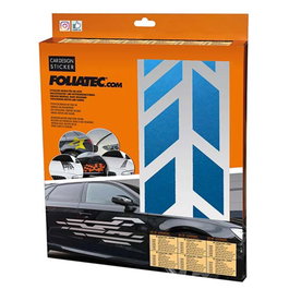 Foliatec Autocollant De Voiture Design Ombres Bleu FO33942