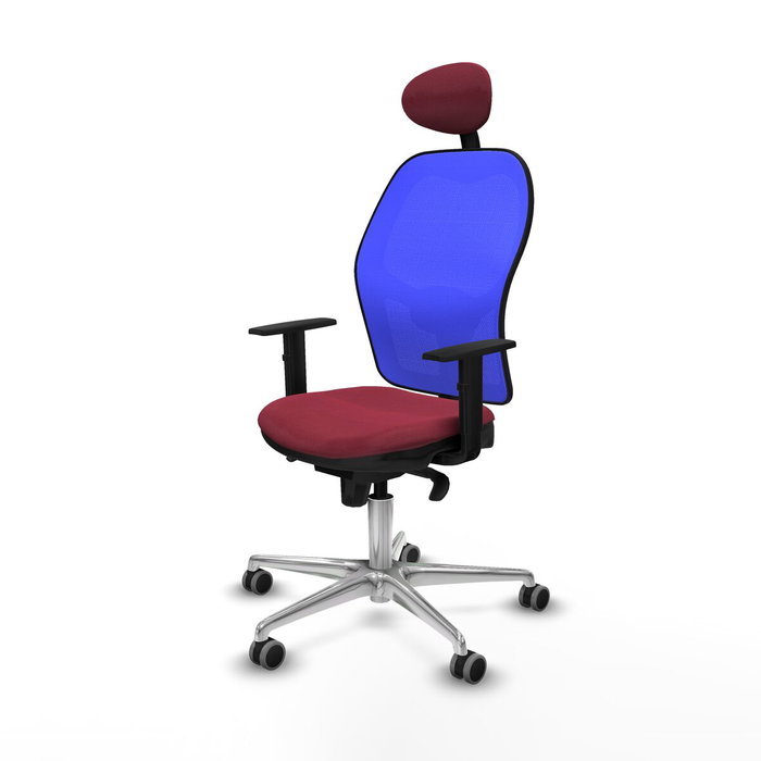 Piqueras y Crespo Chaise de Bureau avec Appui-tête 1D086G1 Bordeaux Piqueras y Crespo Chaise de Bureau avec Appui-tête 1D086G1 Bordeaux