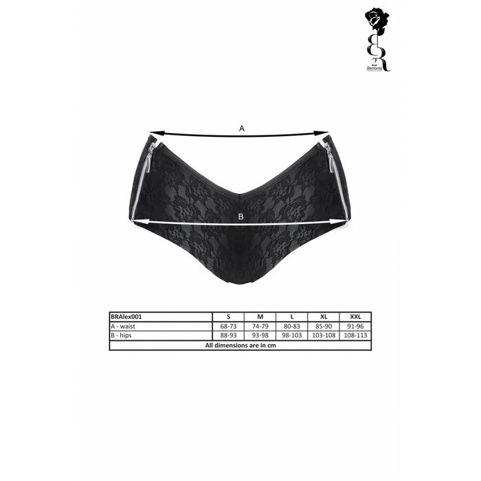 Culotte Demoniq Noir XXL