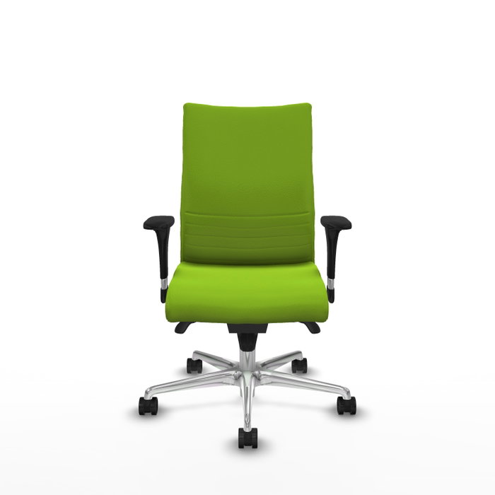 Piqueras Y Crespo Chaise de bureau Albacete confidente, mécanisme Synchro, Pistache