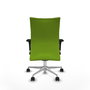 Piqueras Y Crespo Chaise de bureau Albacete confidente, mécanisme Synchro, Pistache