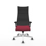 Piqueras y Crespo Chaise de Bureau Albacete XL Bordeaux et Noir