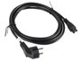 Lanberg CA-C5CA-11CC-003-BK Câble d'alimentation C5 à CEE 7/7 3 m Noir