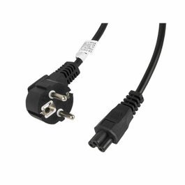 Lanberg Câble d'Alimentation CA-C5CA-11CC-003-BK 3m C5 à CEE 7/7 Noir