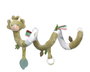 KioKids Peluche Dinosaure Spiral Vert Doux pour Bébé 0 Mois Plus - Jouet Berceau et Poussette en Polyester