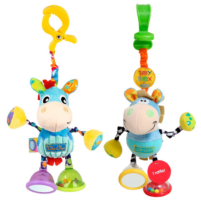 Playgro Dingly Dangly Clip Clop 010114004 Jouet d'éveil avec pince, sonnailles et miroir, multilingue Playgro Dingly Dangly Clip Clop 010114004 Jouet d'éveil avec pince, sonnailles et miroir, multilingue