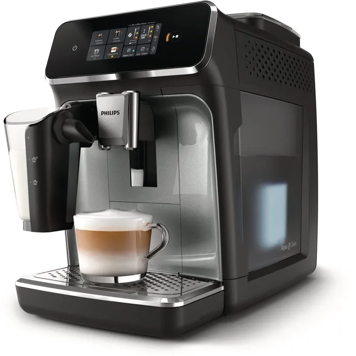 Philips EP2339/40 - Machine à café expresso automatique avec broyeur céramique - LatteGo - 4 recettes - Série 2300 - Noir Philips EP2339/40 - Machine à café expresso automatique avec broyeur céramique - LatteGo - 4 recettes - Série 2300 - Noir