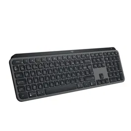 Logitech MX Keys S - Clavier ergonomique rétroéclairé sans fil Bluetooth, AZERTY français, graphite