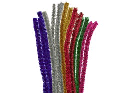Innspiro Limpiapipas chenille métalliques mix 10mm x 30cm, 10u.
