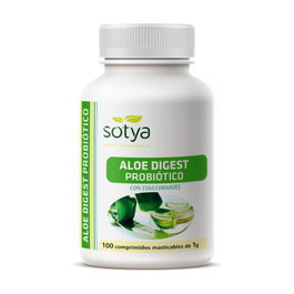 SOTYA Aloe Digest Probiótico 100 comprimés masticables
