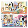 Educa - Malette de puzzles Bluey 19830 avec 3 puzzles progressifs pour enfants 3 ans et plus