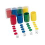 Cayro Accessoires de jeu de Parcheesi pour 4 joueurs en boîte plastique, version multilingue (espagnol, anglais, français, italien, portugais, allemand)