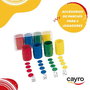 Cayro Accessoires de jeu de Parcheesi pour 4 joueurs en boîte plastique, version multilingue (espagnol, anglais, français, italien, portugais, allemand)