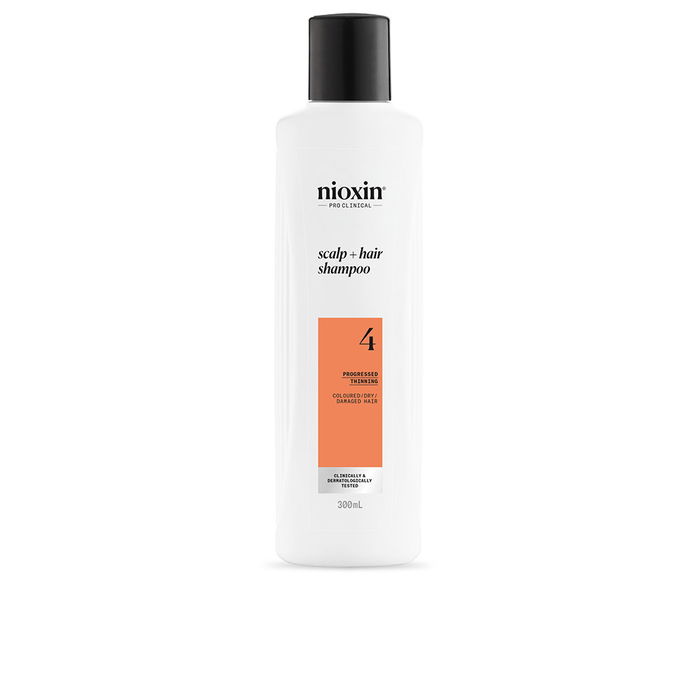 Nioxin SYSTEM 4 Shampoing Cheveux Teints et Abîmés avec Fragilisation Avancée 300 ml Nioxin SYSTEM 4 Shampoing Cheveux Teints et Abîmés avec Fragilisation Avancée 300 ml