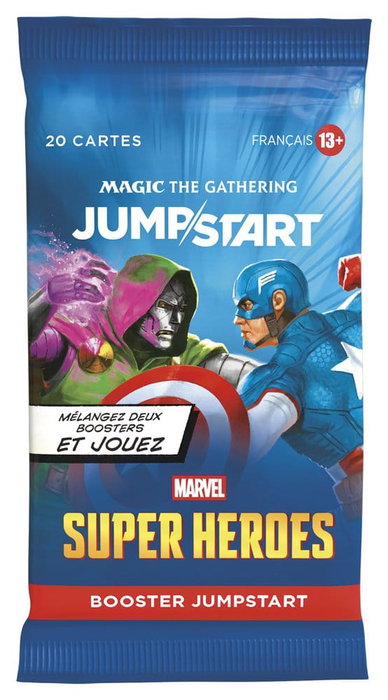 Wizards of the Coast Magic the Gathering Marvel Super Heroes Présentoir 24 boosters Jumpstart (Français)