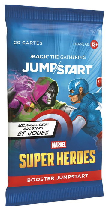 Wizards of the Coast Magic the Gathering Marvel Super Heroes Présentoir 24 boosters Jumpstart (Français)