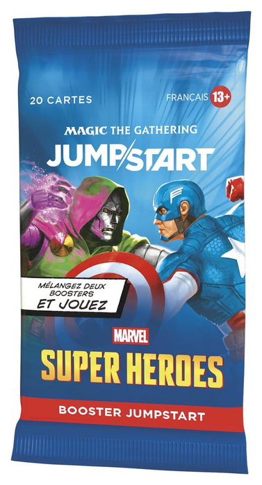 Wizards of the Coast Magic the Gathering Marvel Super Heroes Présentoir 24 boosters Jumpstart (Français)