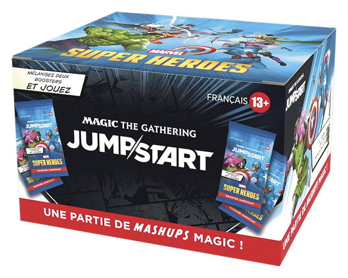 Wizards of the Coast Magic the Gathering Marvel Super Heroes Présentoir 24 boosters Jumpstart (Français)