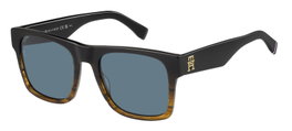 Tommy Hilfiger TH-2118-S-37N Lunettes de soleil noir et bleu