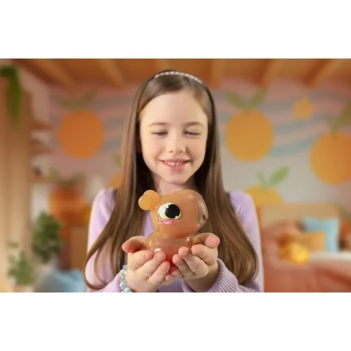 Goliath Animagic Let's Glo Capybara Marron - Animal interactif lumineux qui s'illumine au contact de l'eau, compagnon sensoriel doux