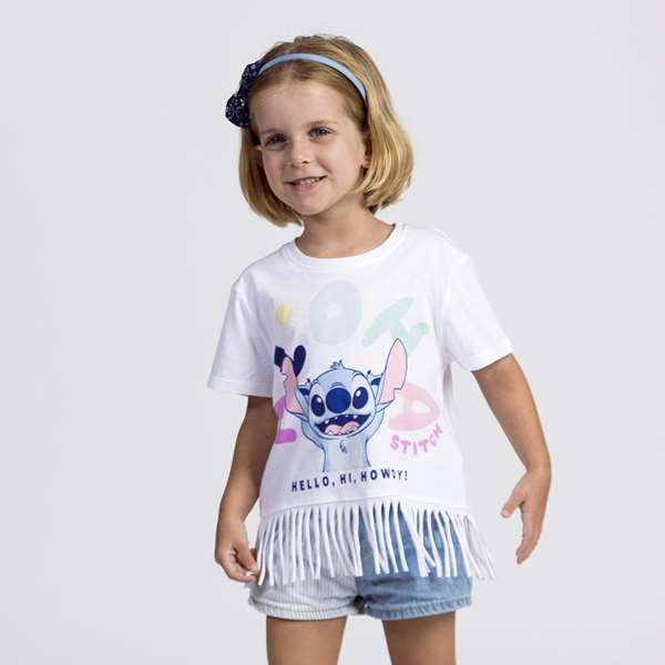 Cerdá T-shirt à manches courtes single jersey point jersey pour 10 ans - Blanc
