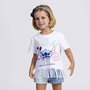 Cerdá T-shirt à manches courtes single jersey point jersey pour 10 ans - Blanc