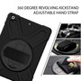 eSTUFF Coque Protection Totale CHICAGO pour iPad 10,2 Pouces avec Protection d'Écran Intégrée, Béquille, Porte-Crayon et Sangles Inclus - Noir