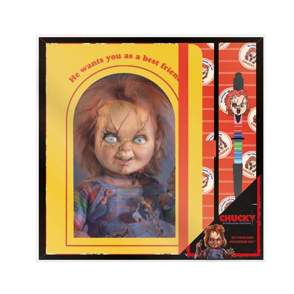 Cerdá Set de fournitures scolaires et de bureau Chucky - Âge recommandé : 3 ans et plus - Couleur : Purple Cerdá Set de fournitures scolaires et de bureau Chucky - Âge recommandé : 3 ans et plus - Couleur : Purple